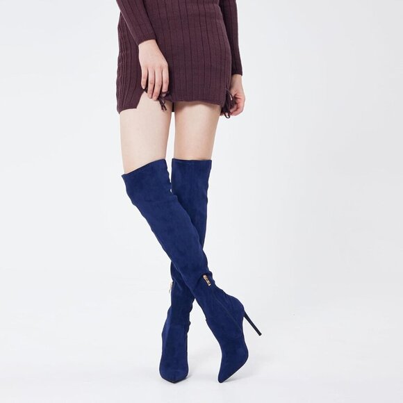 womens navy blue dress boots Emma Regency Leather (Navy) 6 these ankle boots are a versatile addition to your autumn and winter wardrobe. Foliana Ankle Boots | Women's